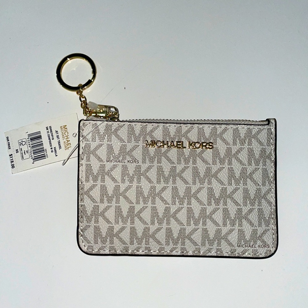 Michael Kors keychain wallet NWT
